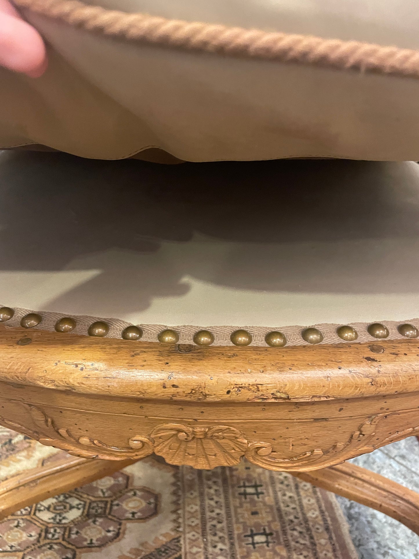 Antique Louis XV Fauteuil, AS IS (Two available 0O4005, 0O4006)
