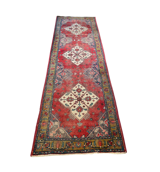 Antique Turkish Runner 13' (0G000V)