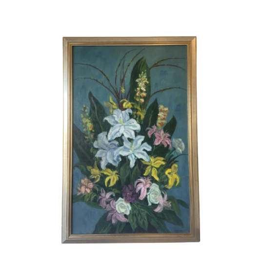 Martin Mondrus Floral Still Life Oil on Canvas (0CV002)