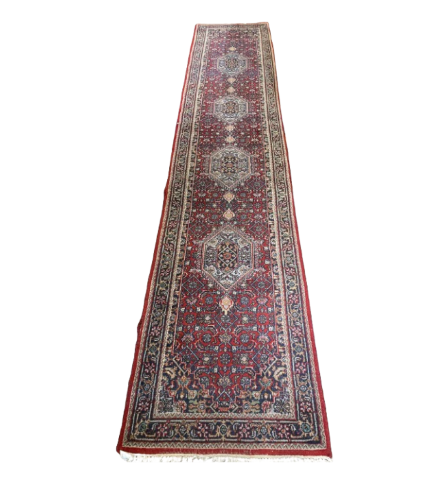 Keshan Geometric Runner 2.5' x 13' AS IS (0EG003)