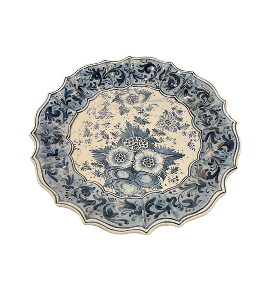 Italian Delft Platter, Antique (0G000Q)