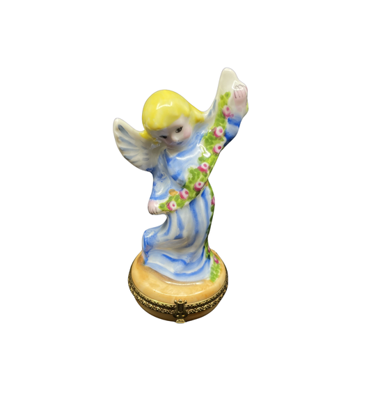 Limoges Angel Trinket Box (0I0008)