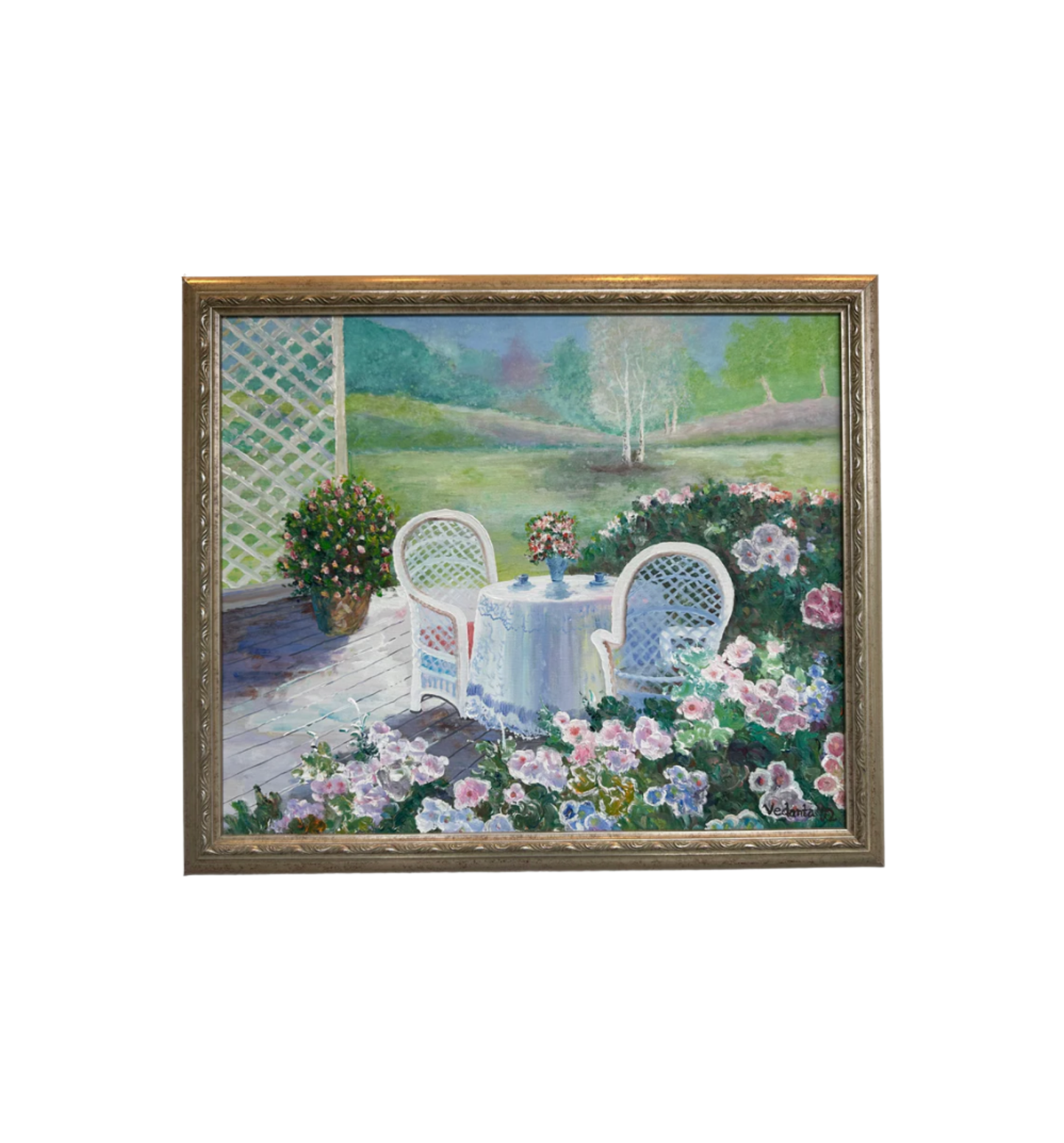 Vedanta Garden Oil on Canvas 2002 (25731)