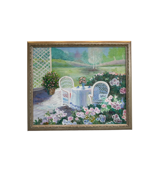 Vedanta Garden Oil on Canvas 2002 (25731)