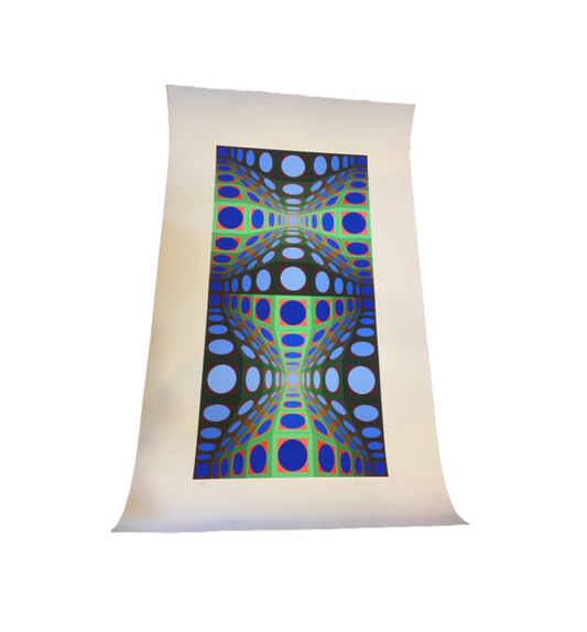 Victor Vasarely Lithograph "Pava" (27621)