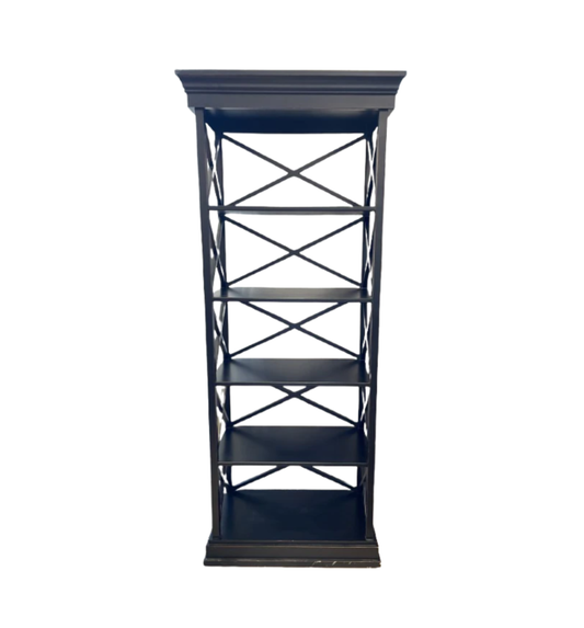 Ballard X-Back Bookcase, Black -2 available (0E700A)