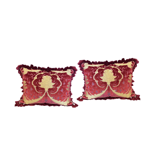 Fortuny Damask Pillow, a pair (0HP00D)