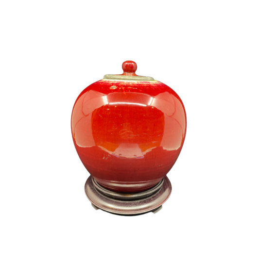 Sang de Beouf Porcelain Ginger Jar (ACSJJF)