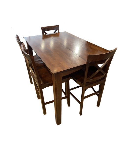 Bar Height Dining Table with 6 stools (0GZ002)
