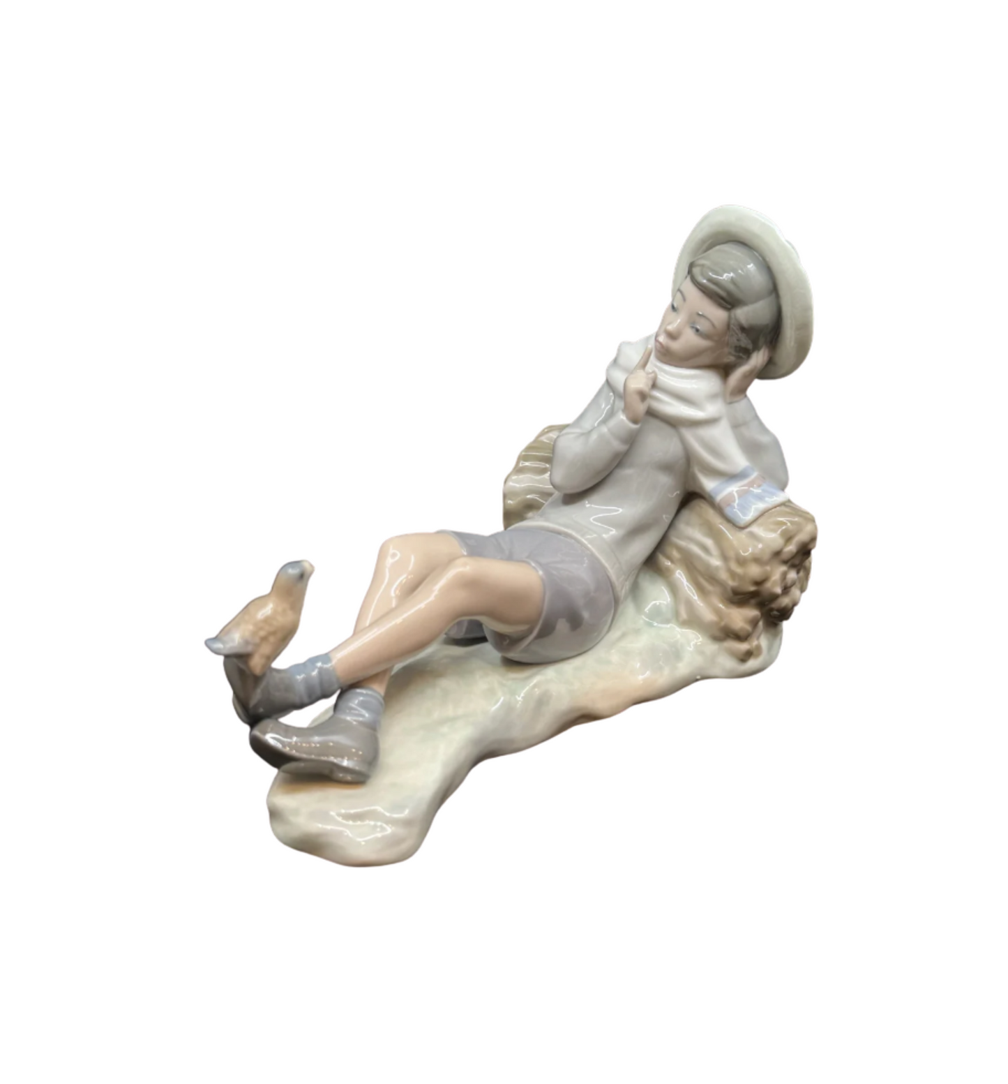 Lladro "Shepard with Bird" Figurine 4730 (NUW8U3)