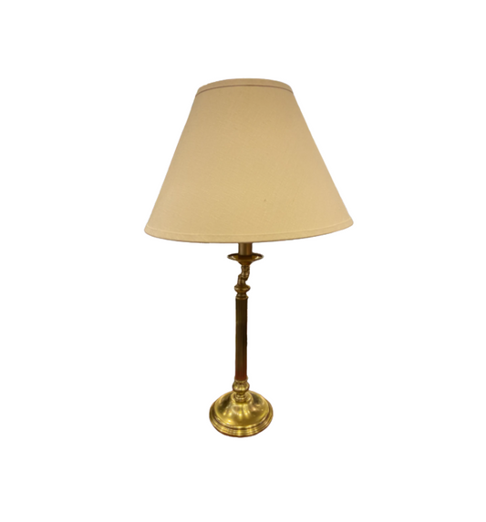Restoration Hardware Brass Lamp (27087)