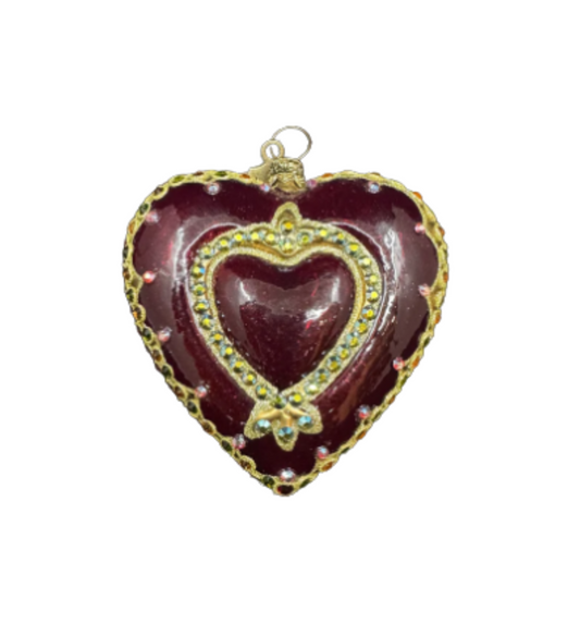 Jay Strongwater Heart Ornament (93E7TW)