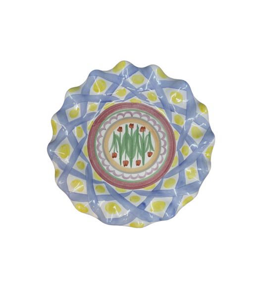 Retired MacKenzie Childs "Aalsmeer" Dinner Plate (7 Available) (6ENQPK)