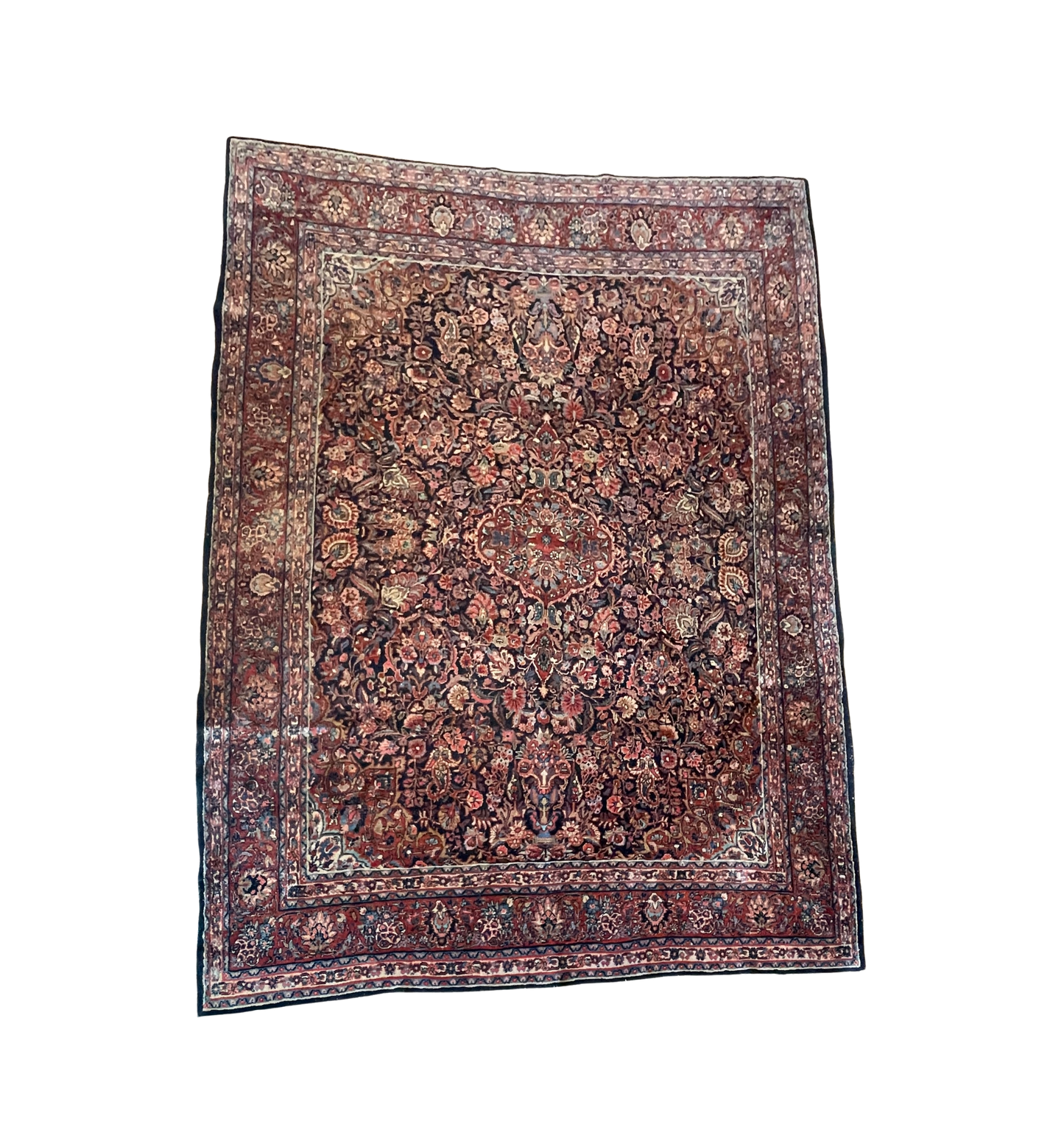 Hand Knotted Wool Rug, Persian (0HP01H)