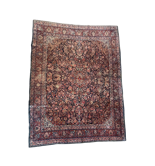 Hand Knotted Wool Rug, Persian (0HP01H)