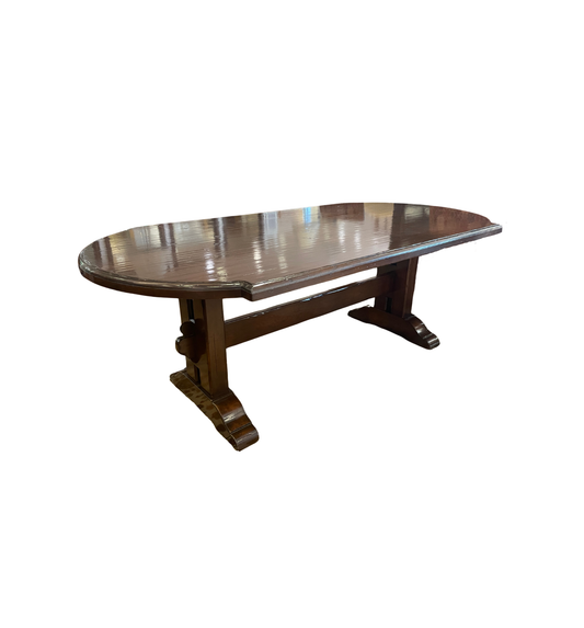 Woodland Furniture Trestle Table AS IS (0ED002)