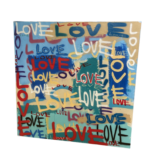 RC Raynor LOVE Acrylic on Canvas, 2019 (0GT001)