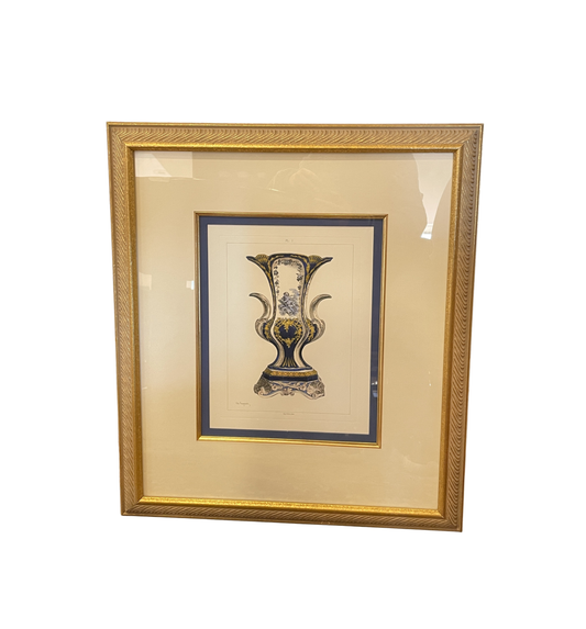 Jules Jacquemart Engravings, Blue Vase PL I (0HP011)