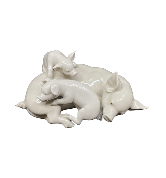Lladro "Playful Piglets" #5228, no box (0I000C)