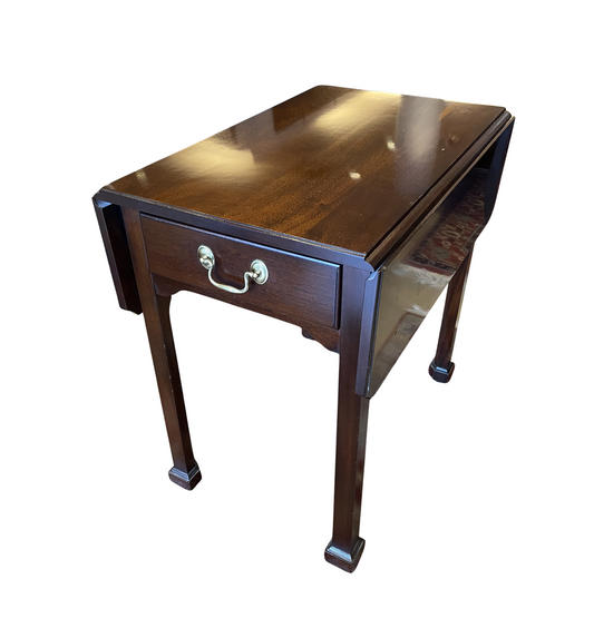 Drop Leaf Pembroke End Table, Mahogany (Two Available) (0H000N)