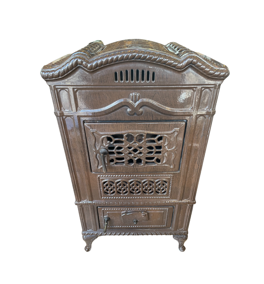Enameled Wood Burning Stove "Golden Dawn" (0HF001)