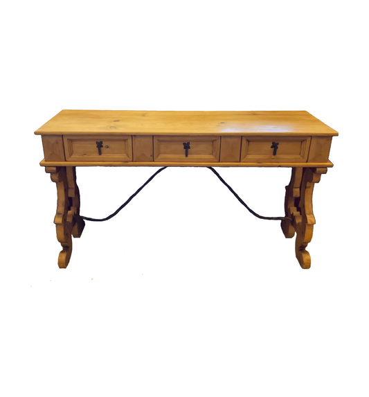 El Poeton Pine Sofa Table (03G00D)