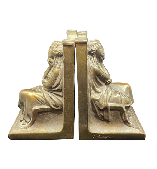 Armor Bronze Silence Bookends by Morani (0H0009)