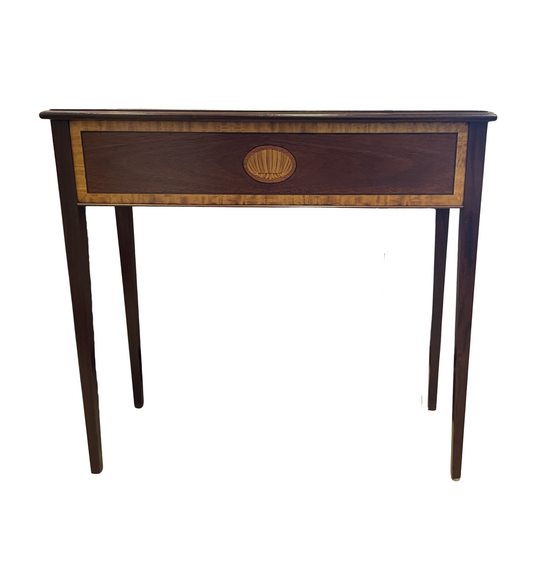 Mahogany console with Shell Design (0H000O)