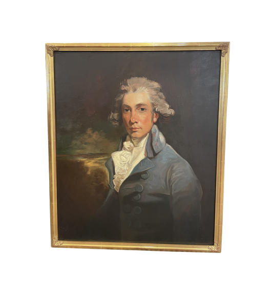 John Hoppner Reproduction Oil on Canvas of Sir Richard Brinsley Sheridan (0HP013)