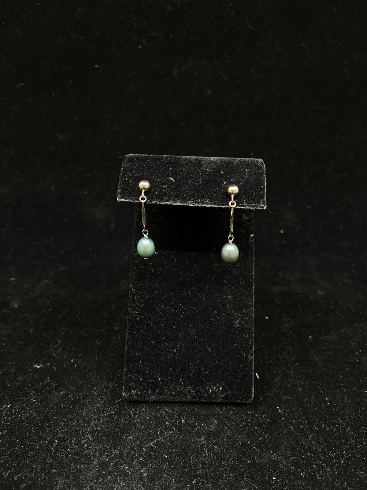 Pearl and Sterling Earrings (15258)