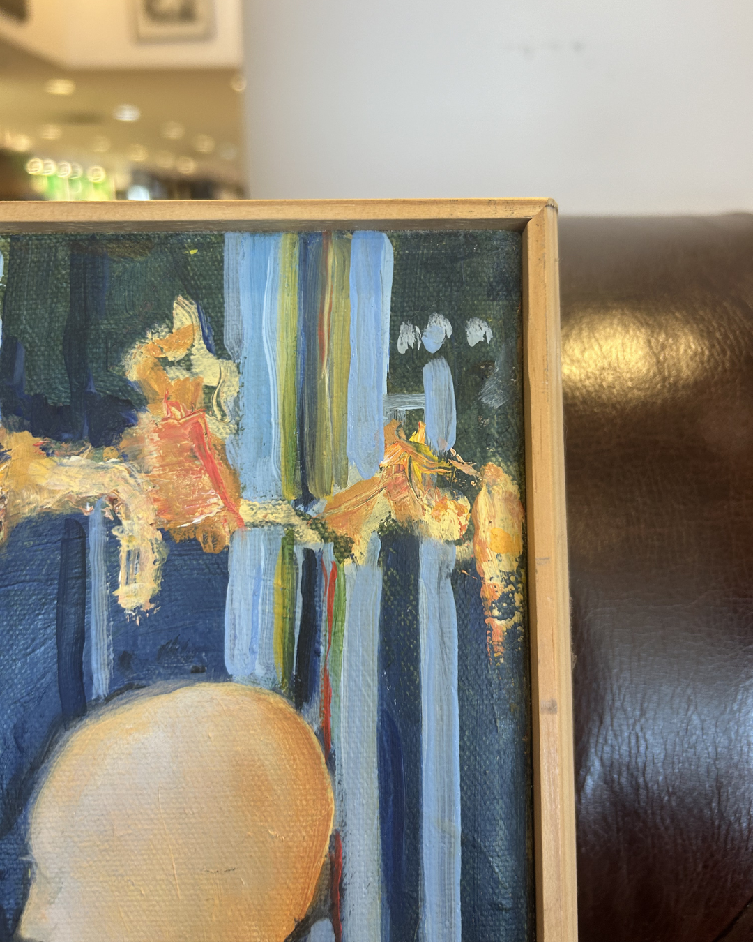 J. Drury Surrealist women Oil on canvas, Framed (0KY002)
