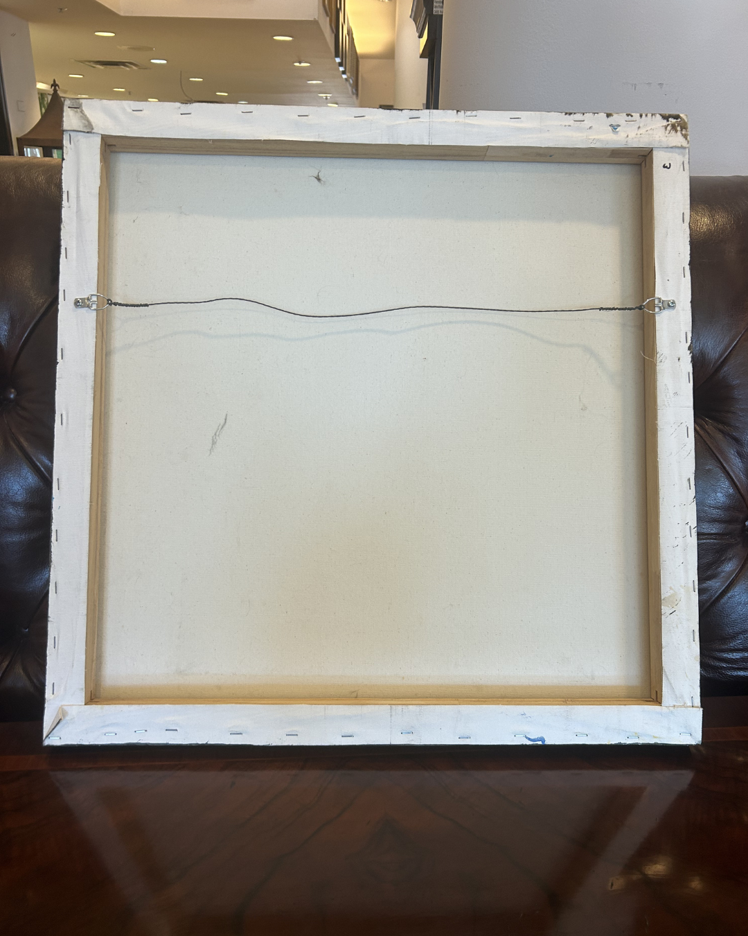 J. Drury Abstract in Green, Unframed (0KY003)