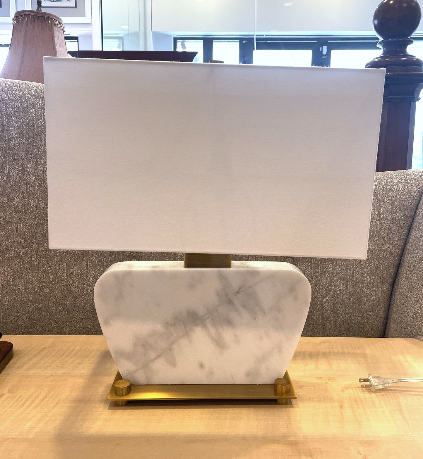 Uttermost "Genessy" Marble Lamp-2 available (01D005)