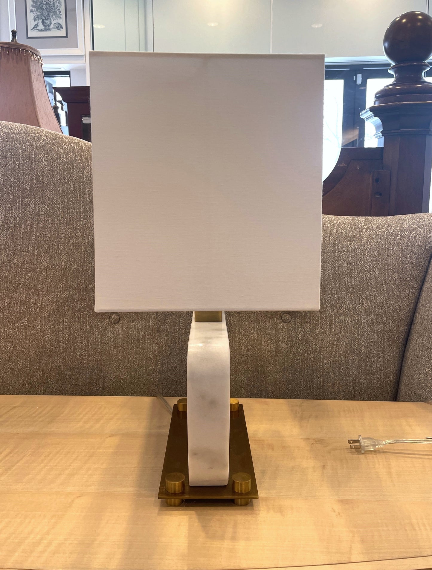 Uttermost "Genessy" Marble Lamp-2 available (01D005)