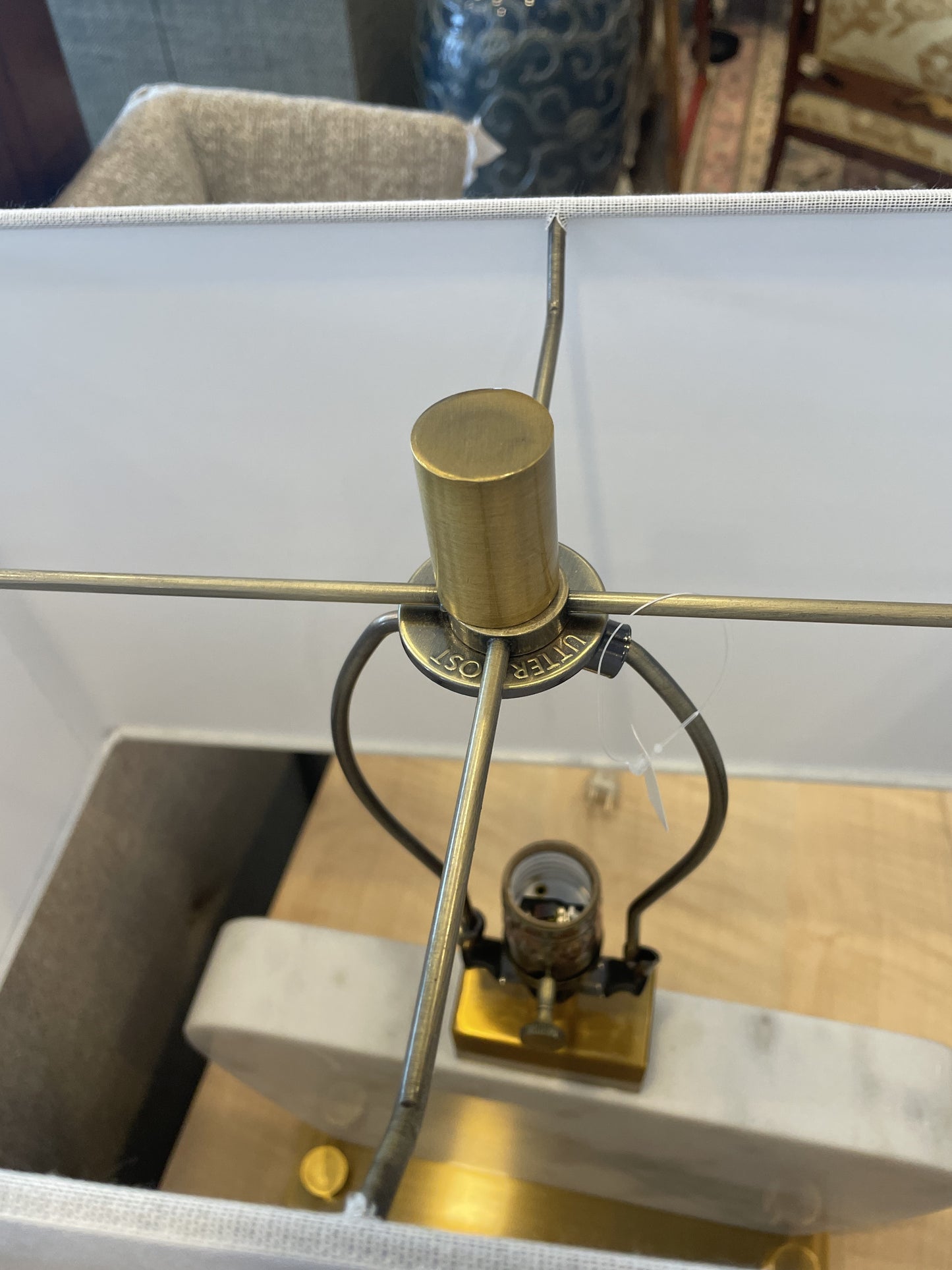 Uttermost "Genessy" Marble Lamp-2 available (01D005)