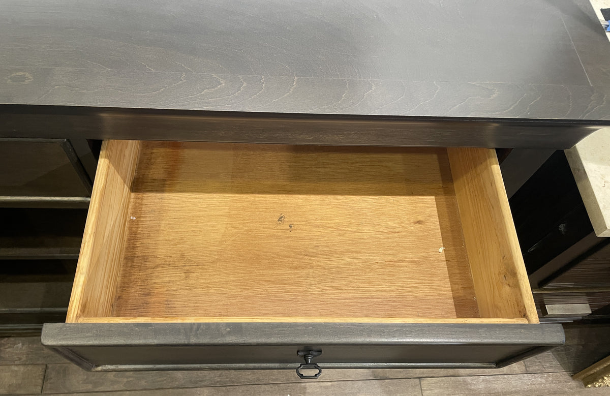 Two Drawer Low Bookshelf/Sideboard (0NX00T)