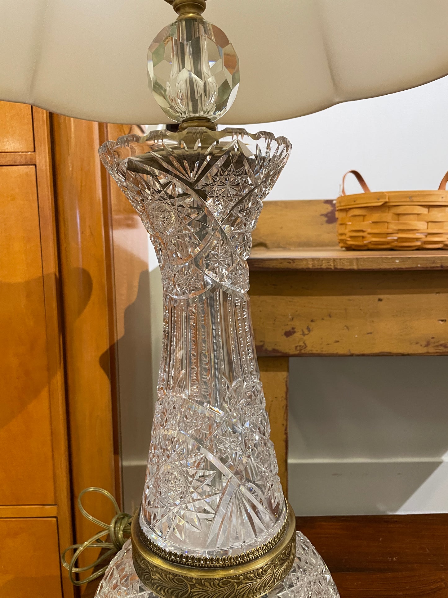 American Brilliant Crystal Table Lamp (0ES003)