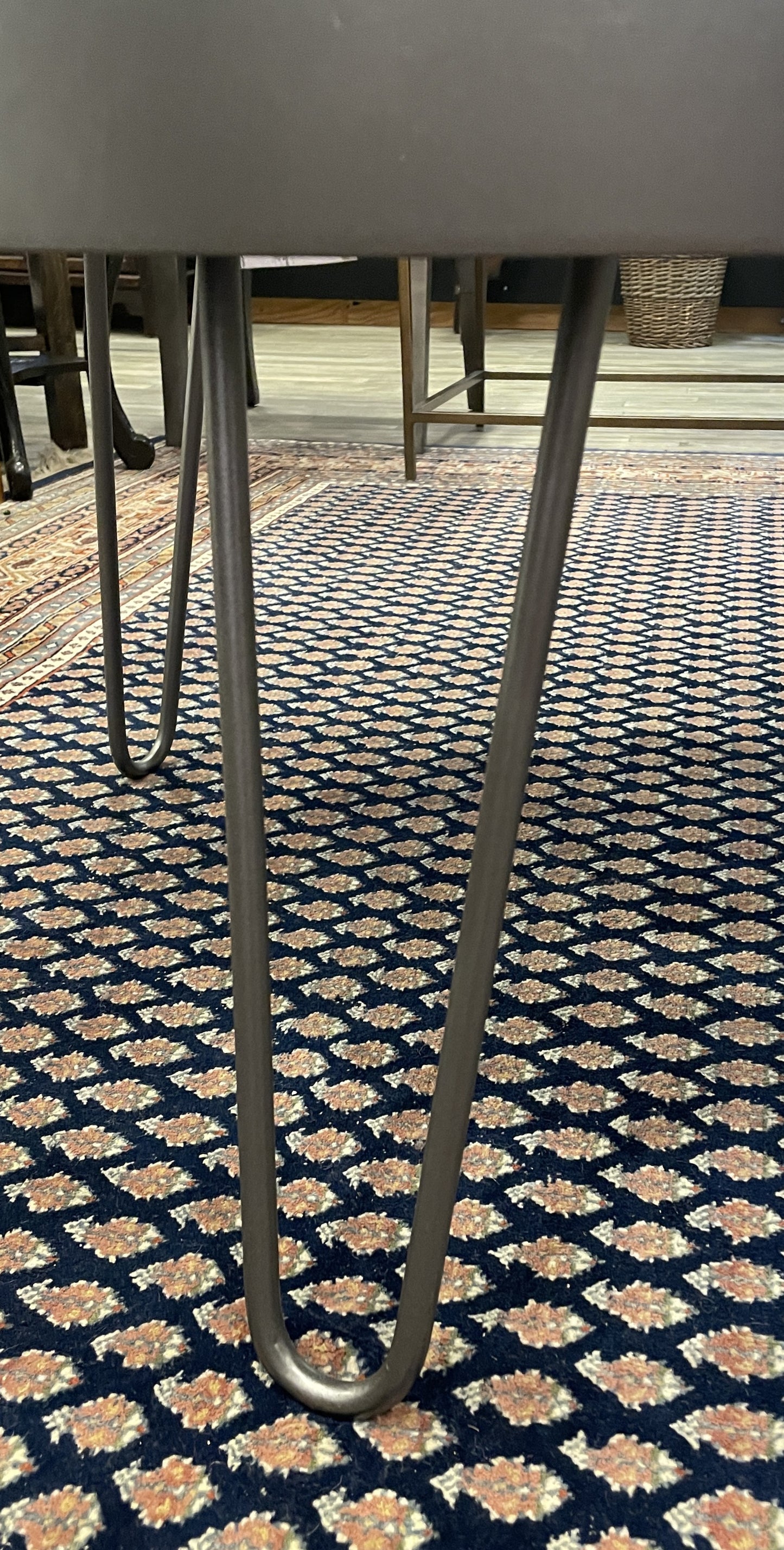 Mandala Design Round Coffee Table in Metal Frame (0J6001)