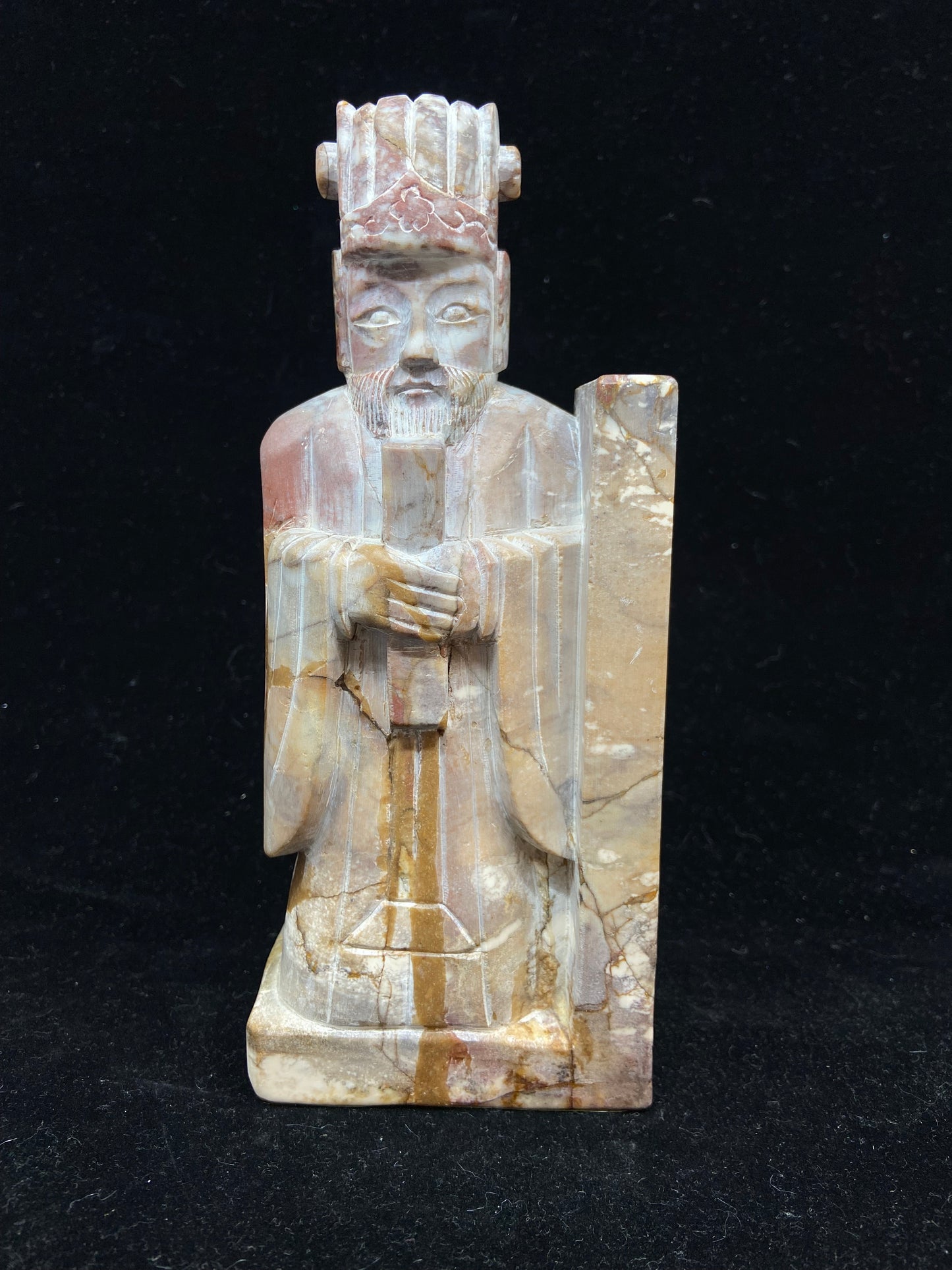 Chinese Soapstone Scholar Bookends (YDLBRN)