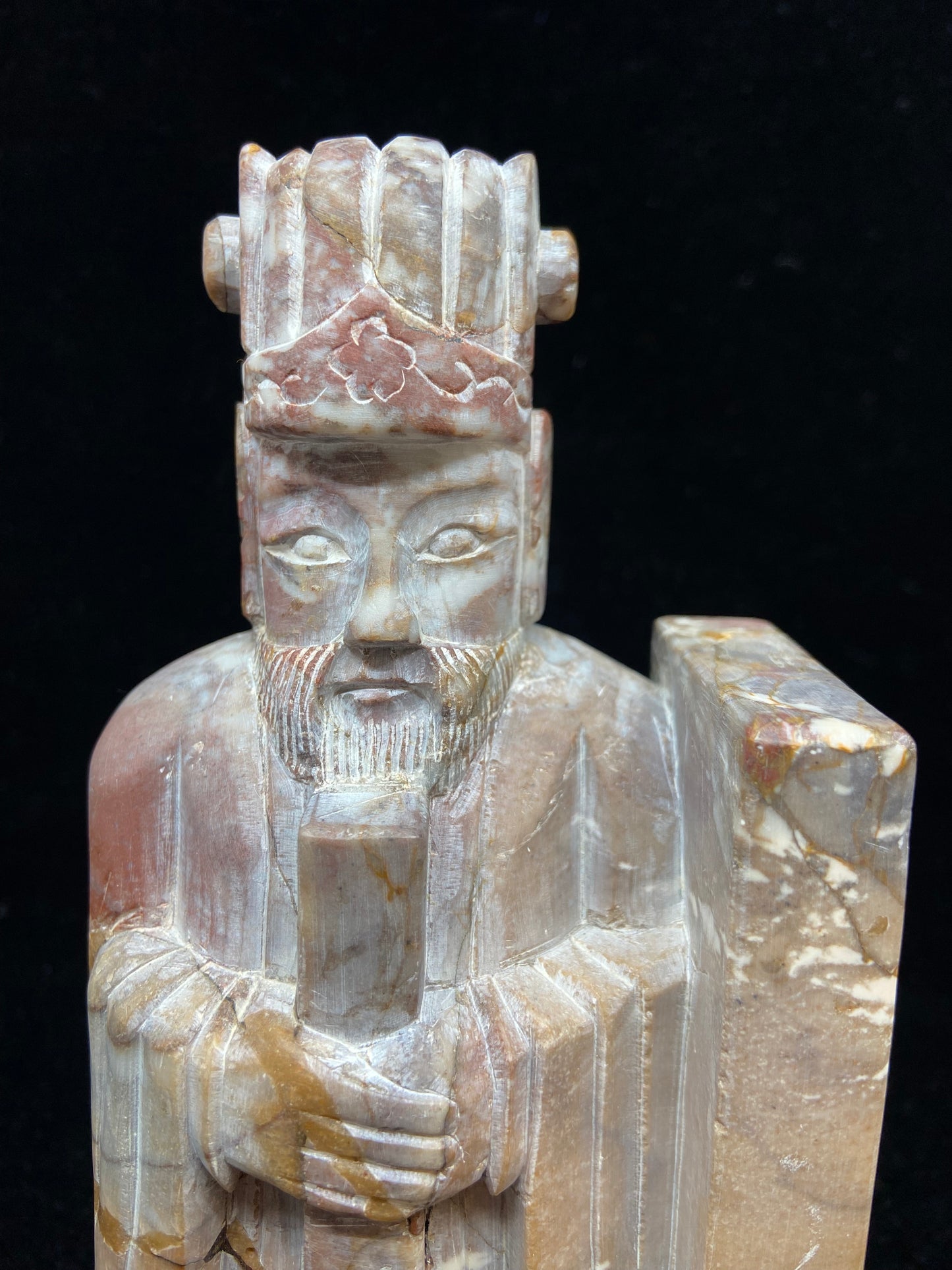 Chinese Soapstone Scholar Bookends (YDLBRN)