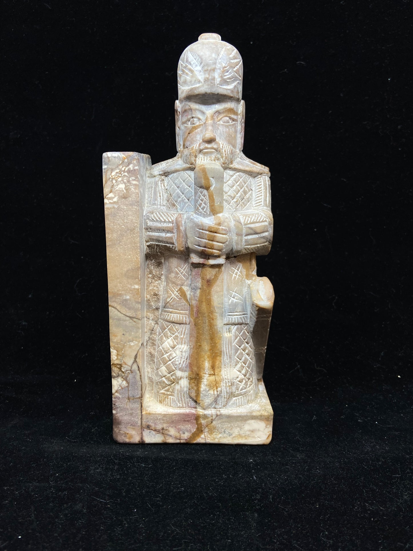Chinese Soapstone Scholar Bookends (YDLBRN)