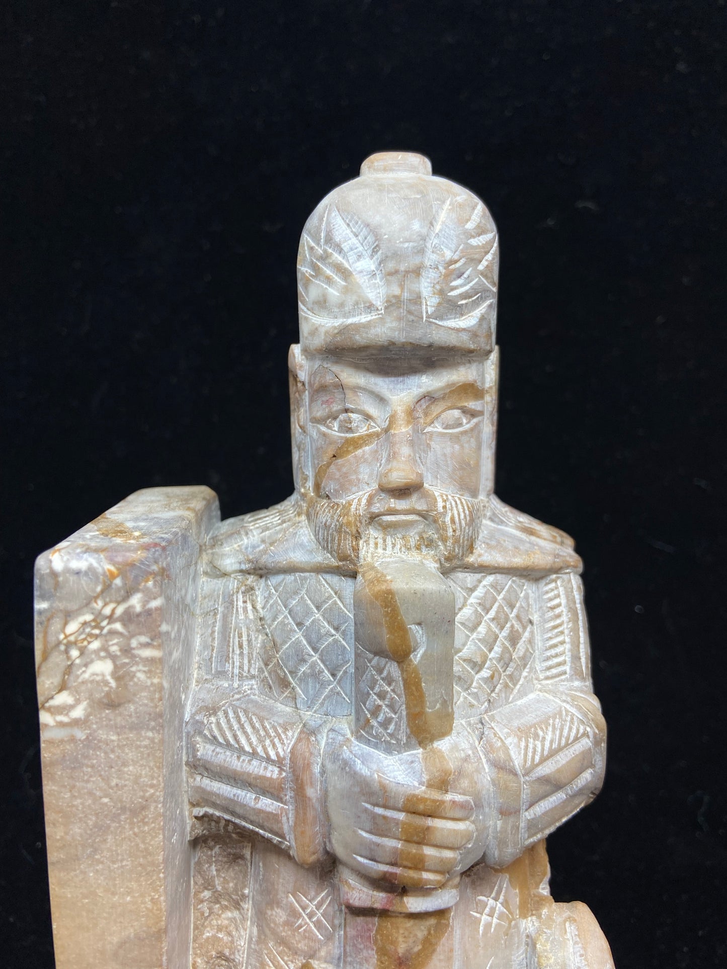 Chinese Soapstone Scholar Bookends (YDLBRN)