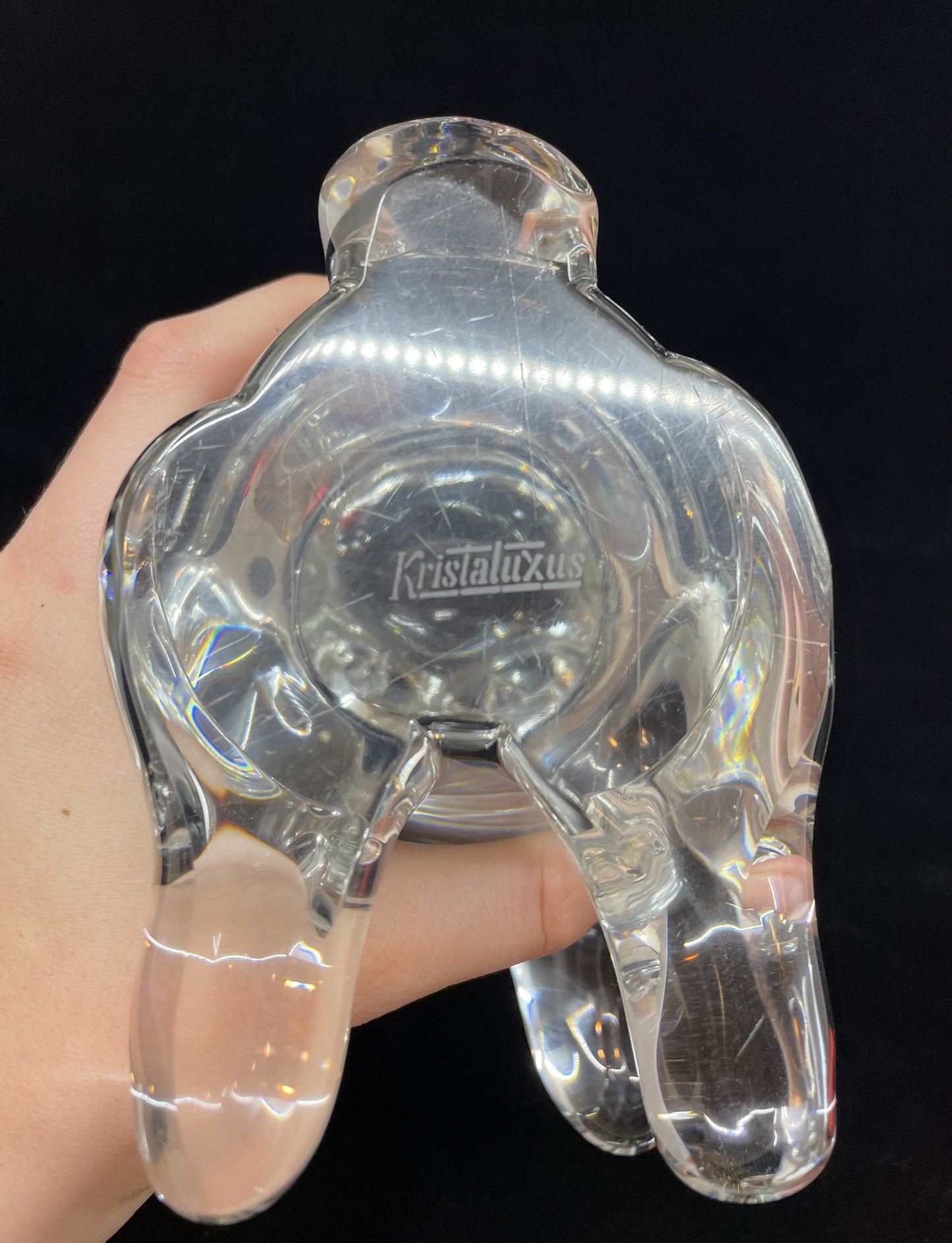 Kristaluxus Hand Blown Bear (0B500B)