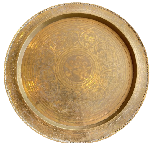 Brass Chinese Happiness tray 36" (0EY002)