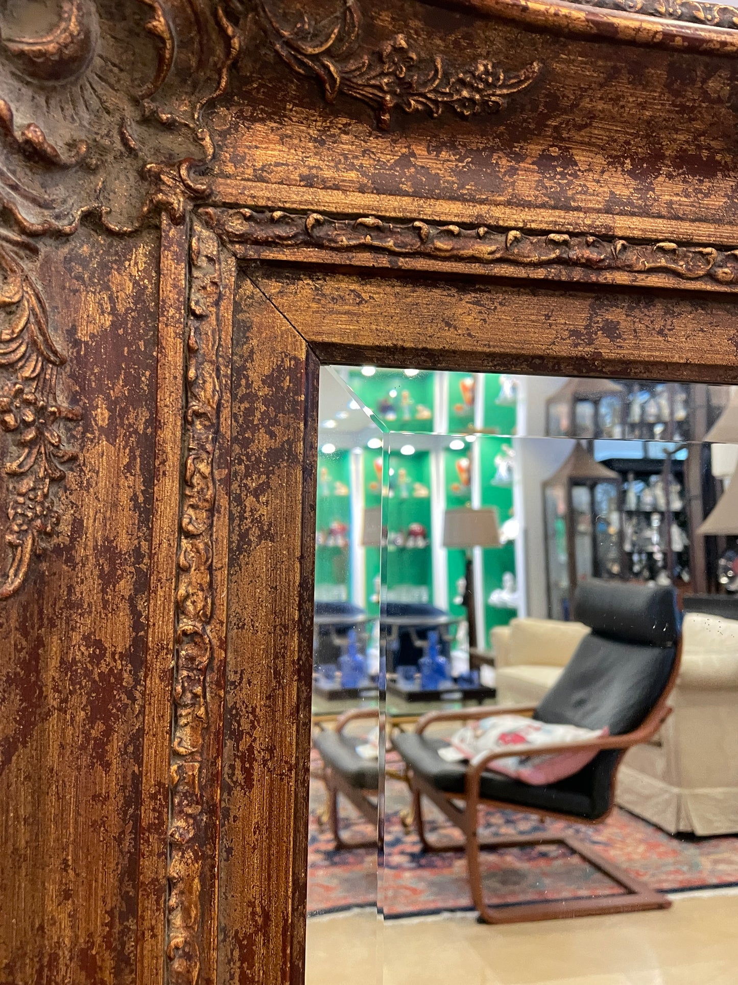 Gilt Faux Finished Mirror by Entree (0HO01A)