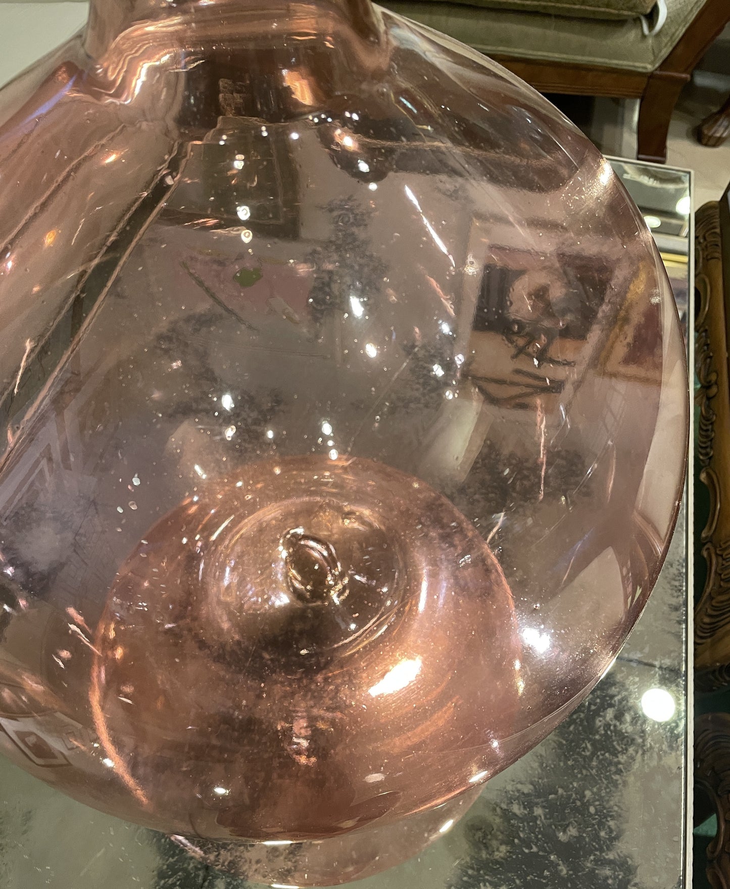 Hand Blown Bubblegum Pink Vase (0JC007)