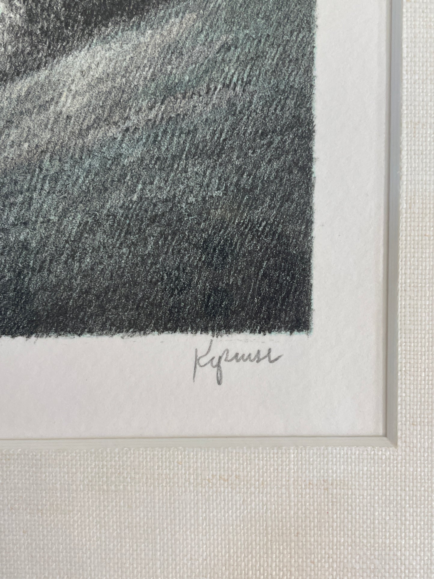 Kipness White Fences 84/175 Lithograph (025003)