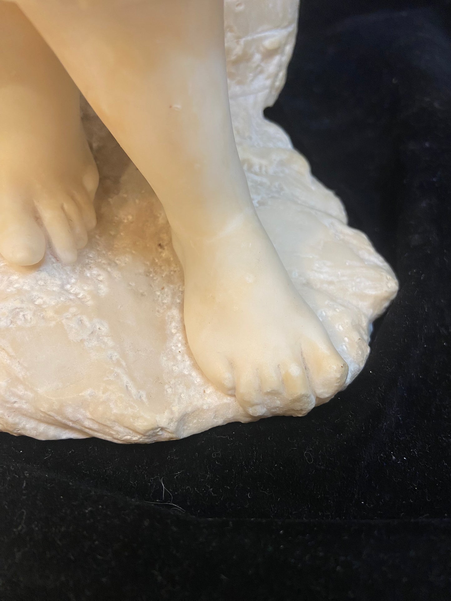 Alabaster Girl with Tambourine Statue (24176)