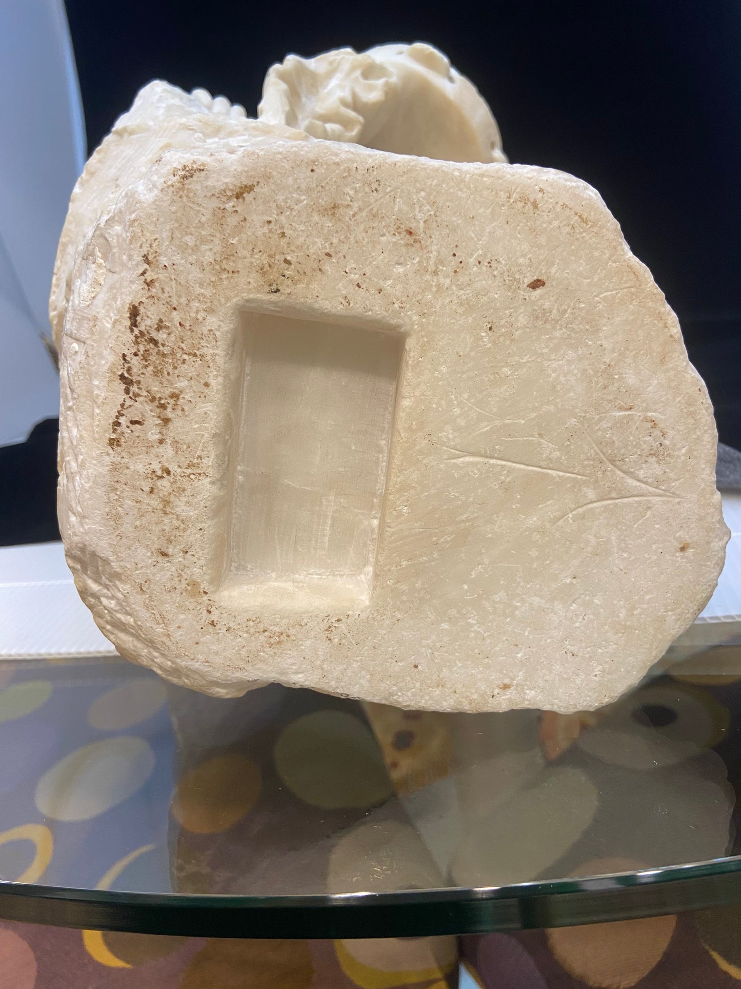 Alabaster Girl with Tambourine Statue (24176)