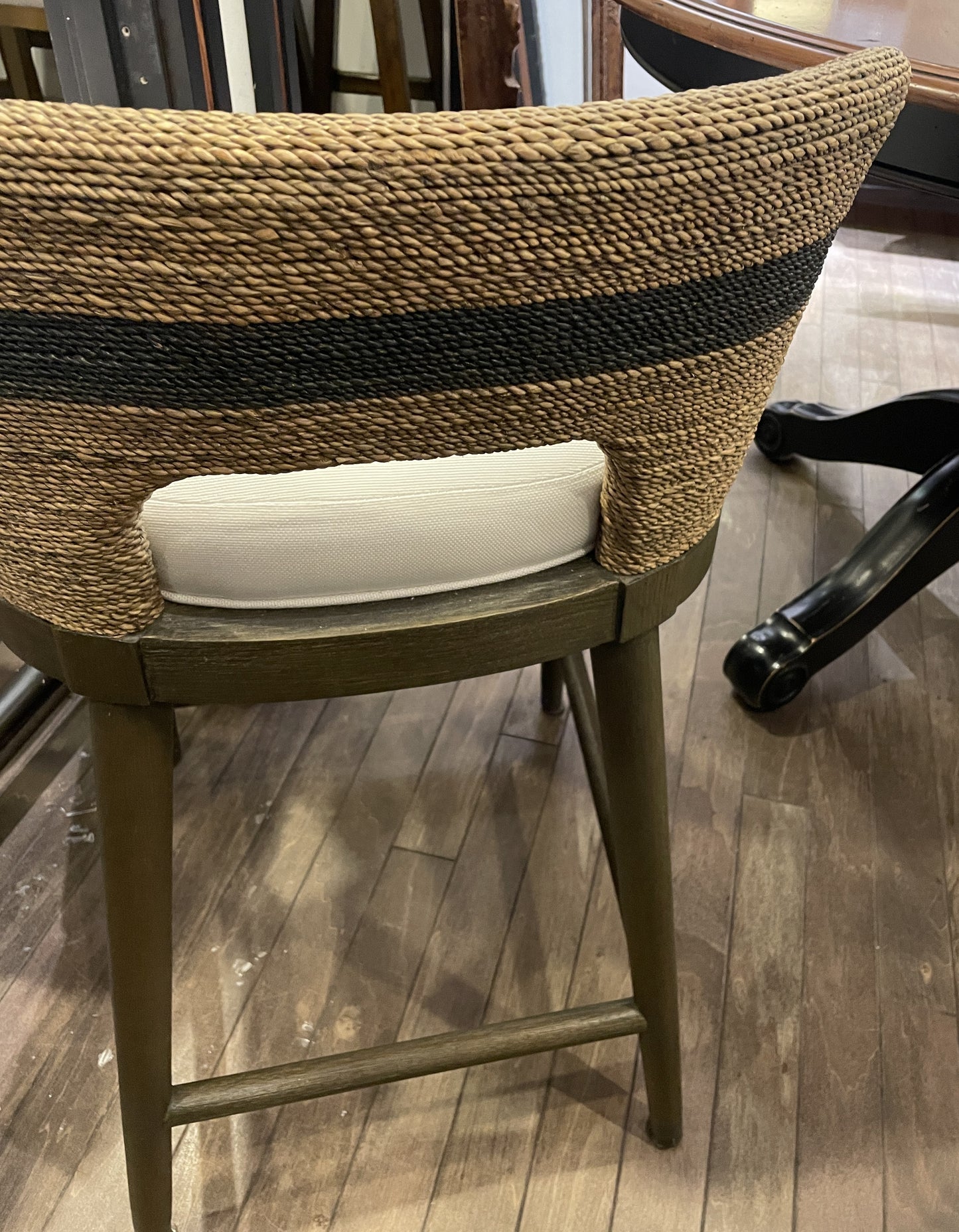 Palecek Fritz Rope Barstool (counter height) (Three available 0N200J,00K,00L)
